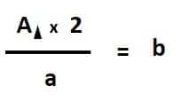 formulas para area triangulo