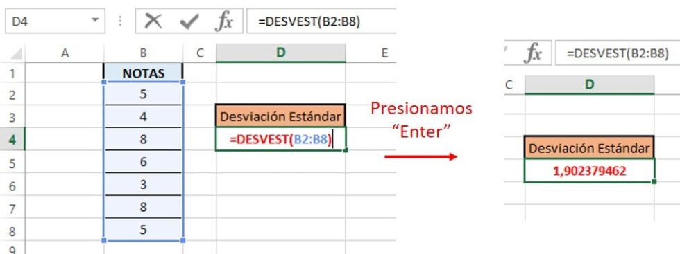 C mo Sacar La Desviaci n Est ndar En Excel Con Un Ejemplo
